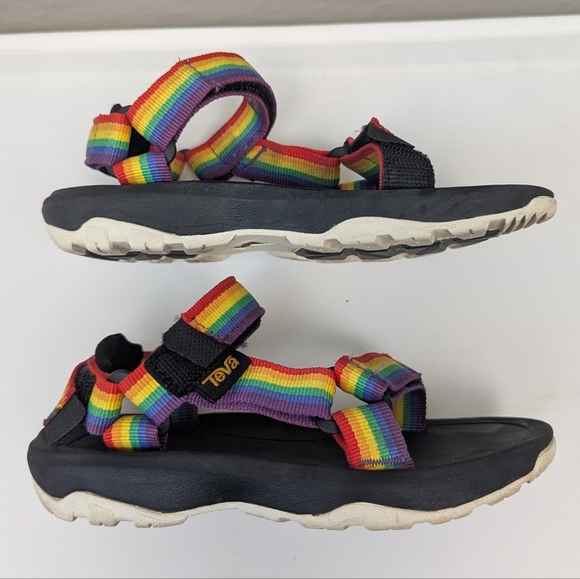 Teva Hurricane XLT 2 Rainbow Sandals 11 - Picture 2 of 4